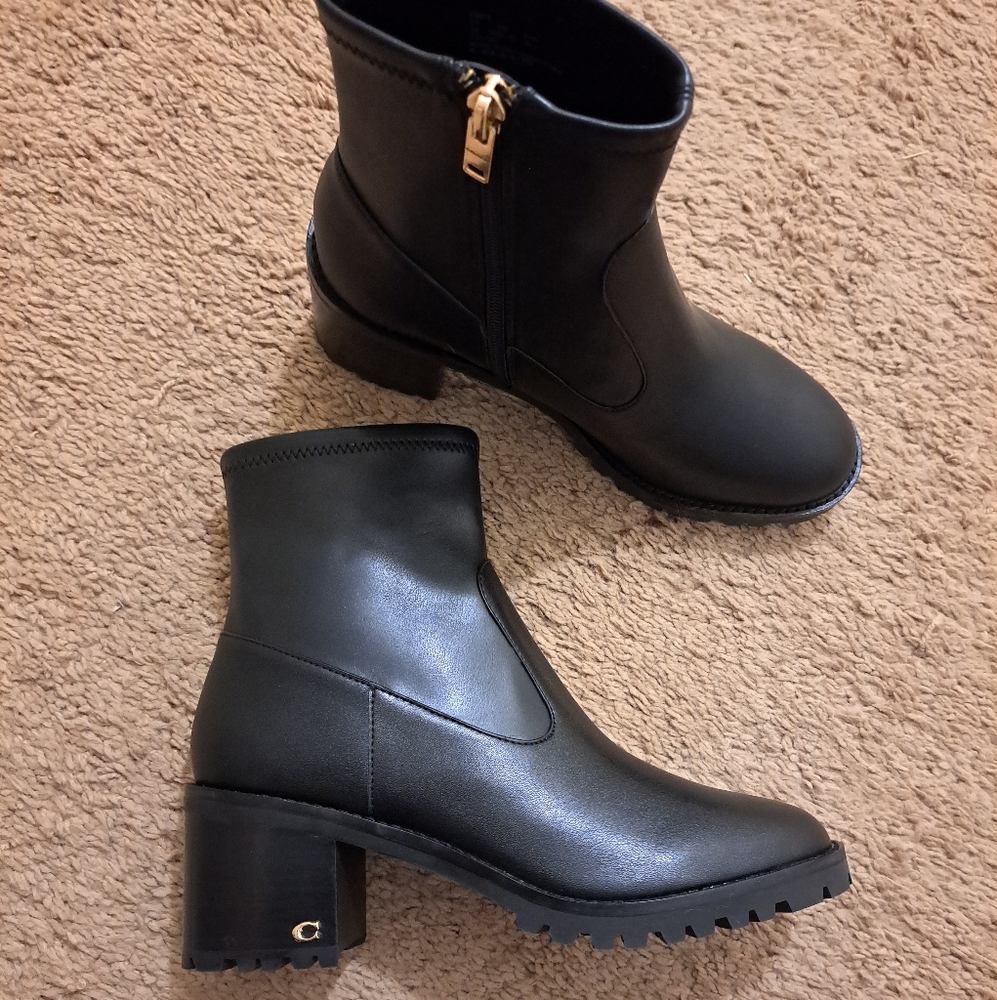 Coach Joy leather boots